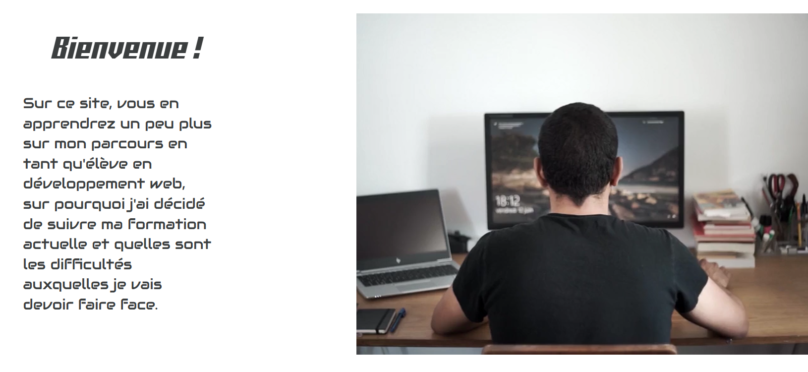 Image de mon site web sur Wix
